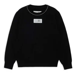 Pull col rond avec logo