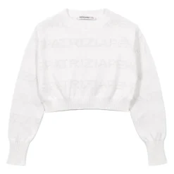 Pull court à logo intégral