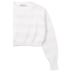 Pull court à logo intégral