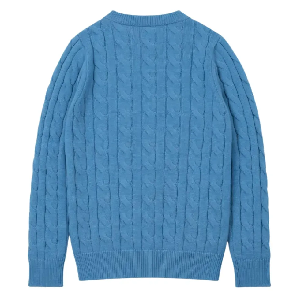 Pull en maille à col rond