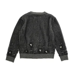 Pull en Maille Unisexe Noir