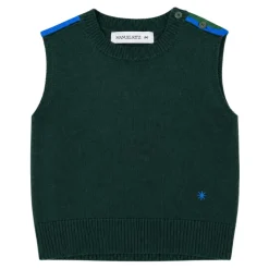 Pull sans manches à col rond