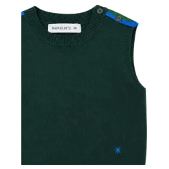 Pull sans manches à col rond