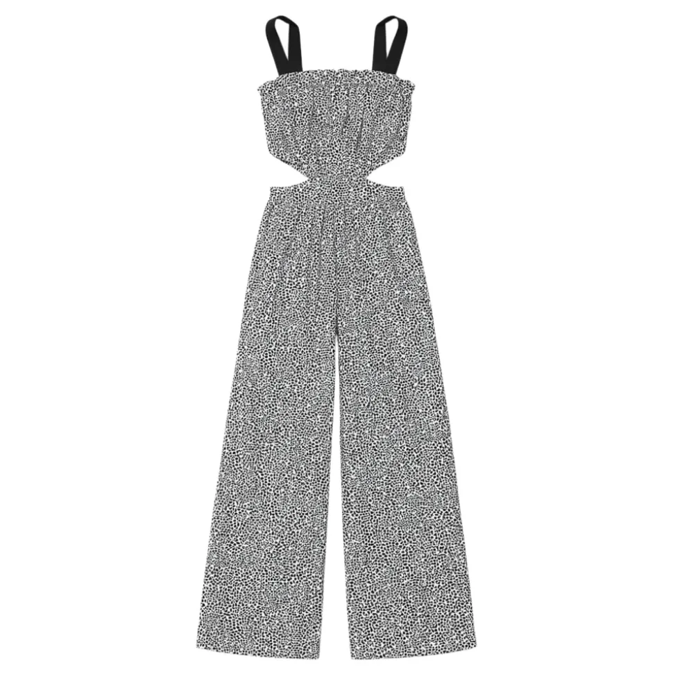 Robe survêtement imprimée all-over