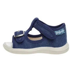Sandales à bout ouvert « open toe » en tissu PAROS