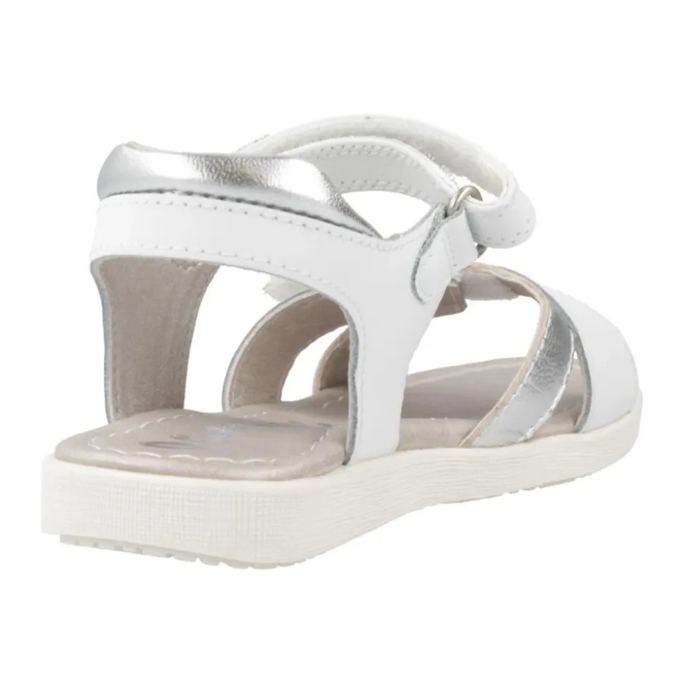 Sandales Chic Blanches Argent