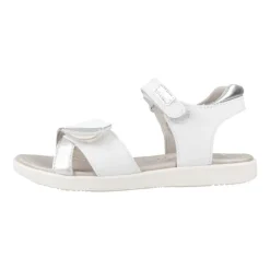 Sandales Chic Blanches Argent