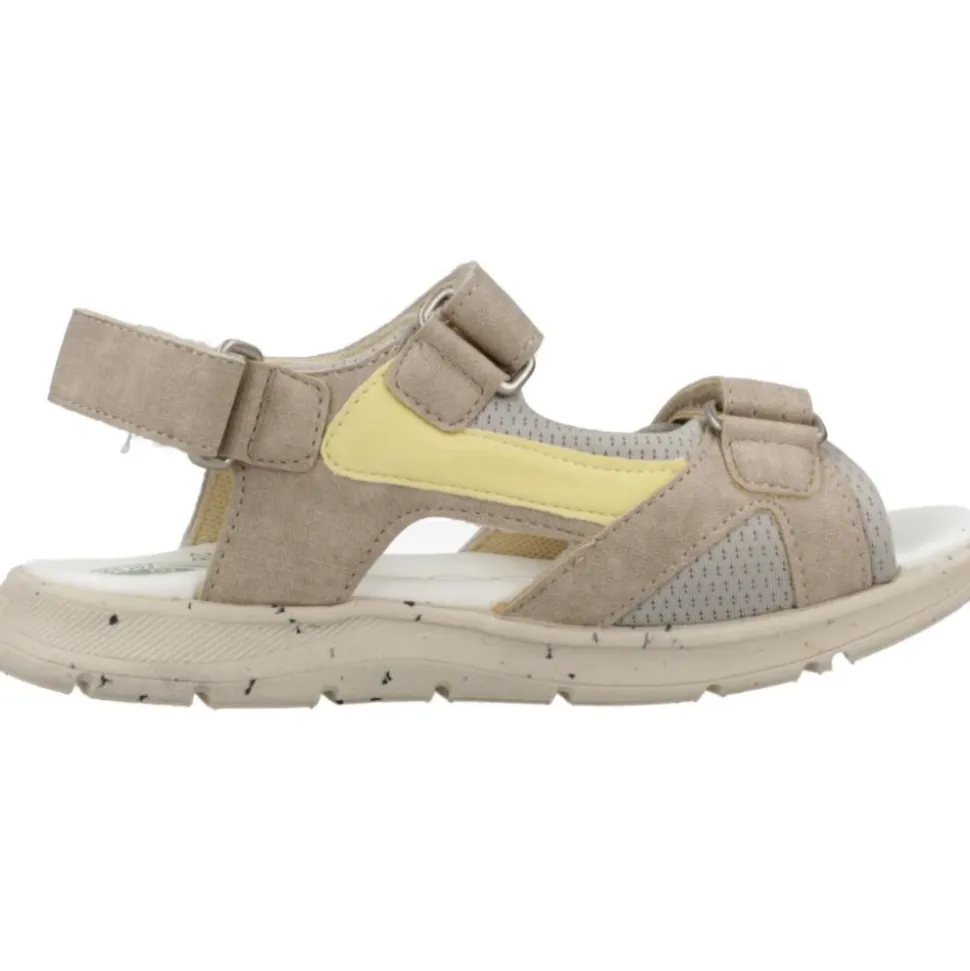 Sandales d'été Beige et Jaune