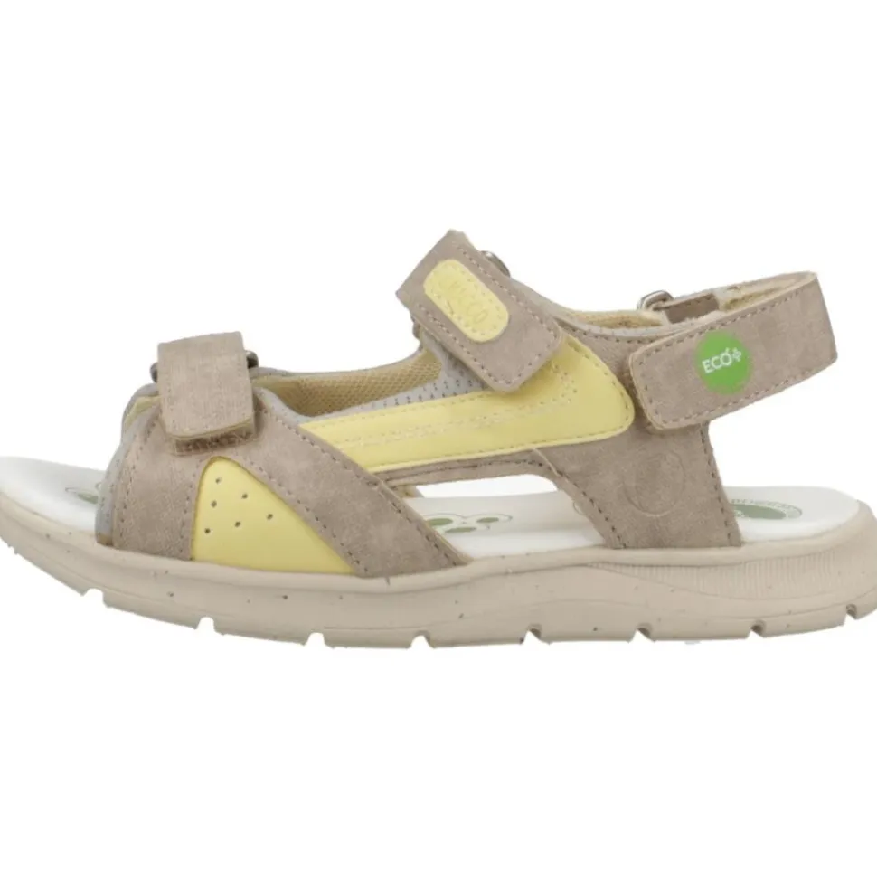 Sandales d'été Beige et Jaune