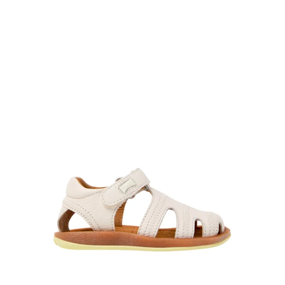 Sandales d'été en cuir marron pour enfants