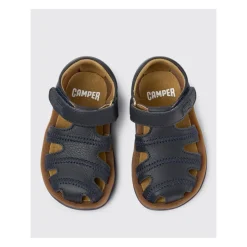 Sandales en Cuir Bleu pour Bébés