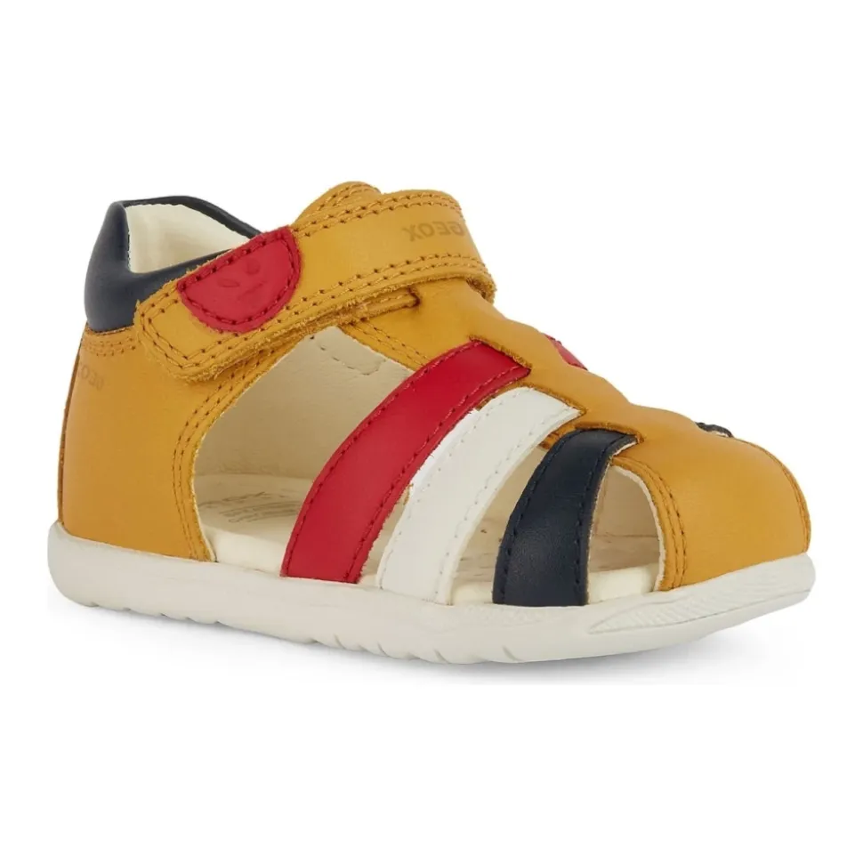 Sandales en Cuir de Jaune