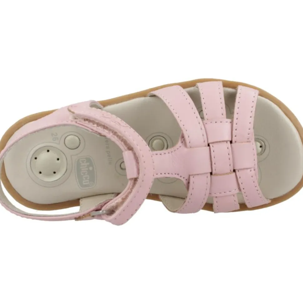 Sandales en cuir marron pour enfants