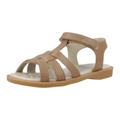 Sandales en cuir marron pour enfants
