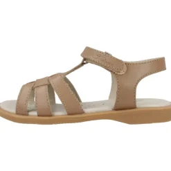Sandales en cuir marron pour enfants