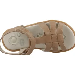 Sandales en cuir marron pour enfants