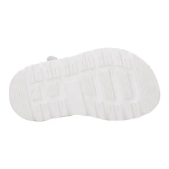 Sandales en cuir ornées de pompons