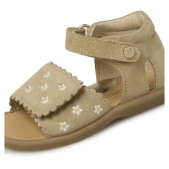 Sandales en suède avec imprimé marguerites MAYA EMBR