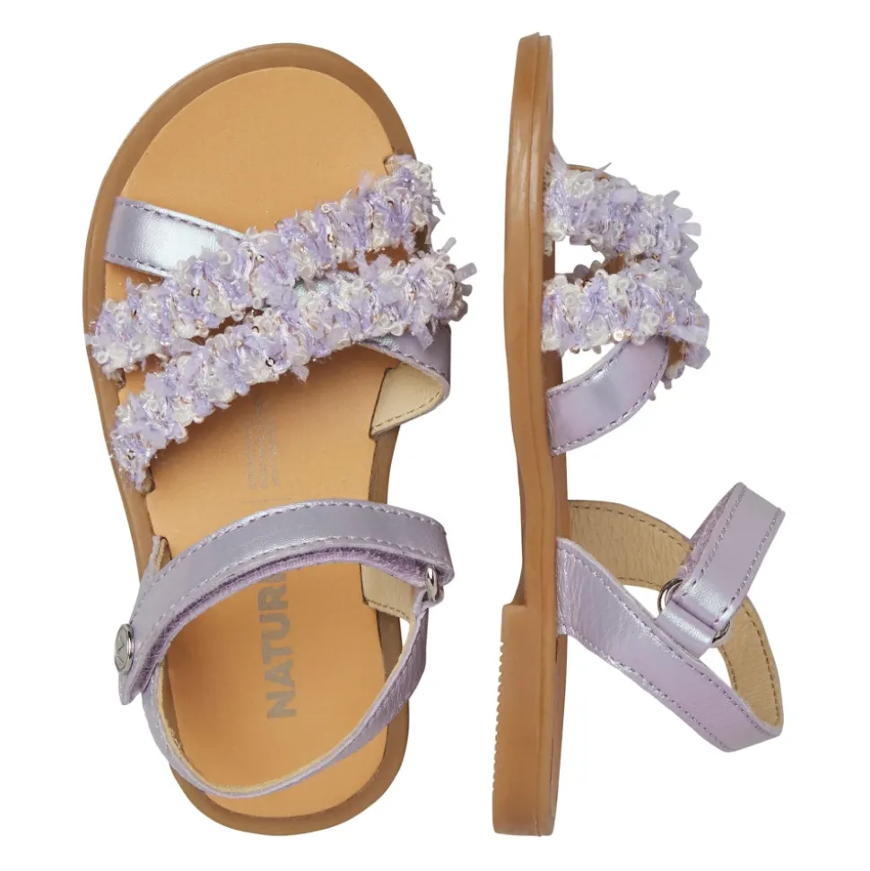 Sandales LELMY en cuir nappa