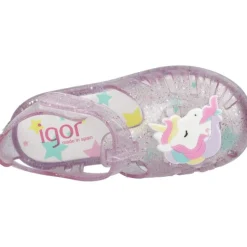 Sandales Licorne Pailletées