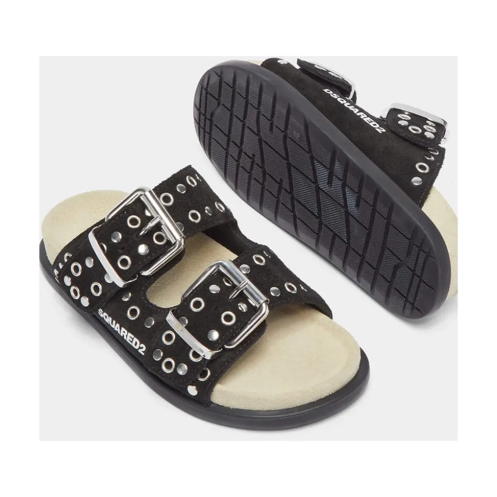 Sandales Noires Tendance pour Enfants