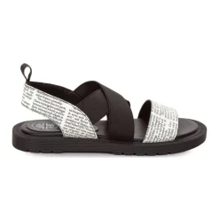 Sandales ouvertes noires pour filles