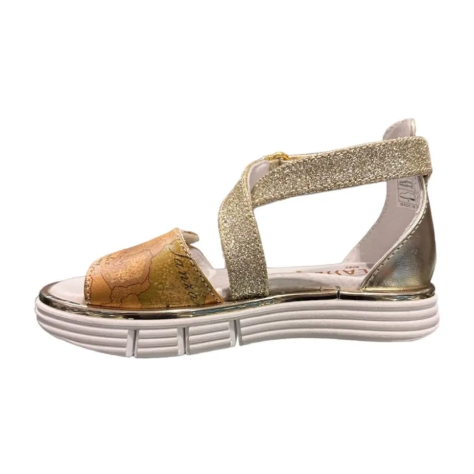 Sandales plates beige pour enfants