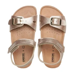 Sandales roses dorées pour filles