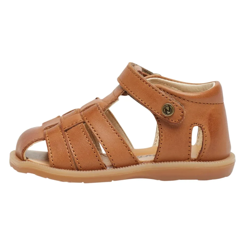 Sandales semi-ouvertes en cuir ZAFFIRO