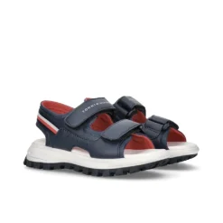 Sandales à Velcro Rayées
