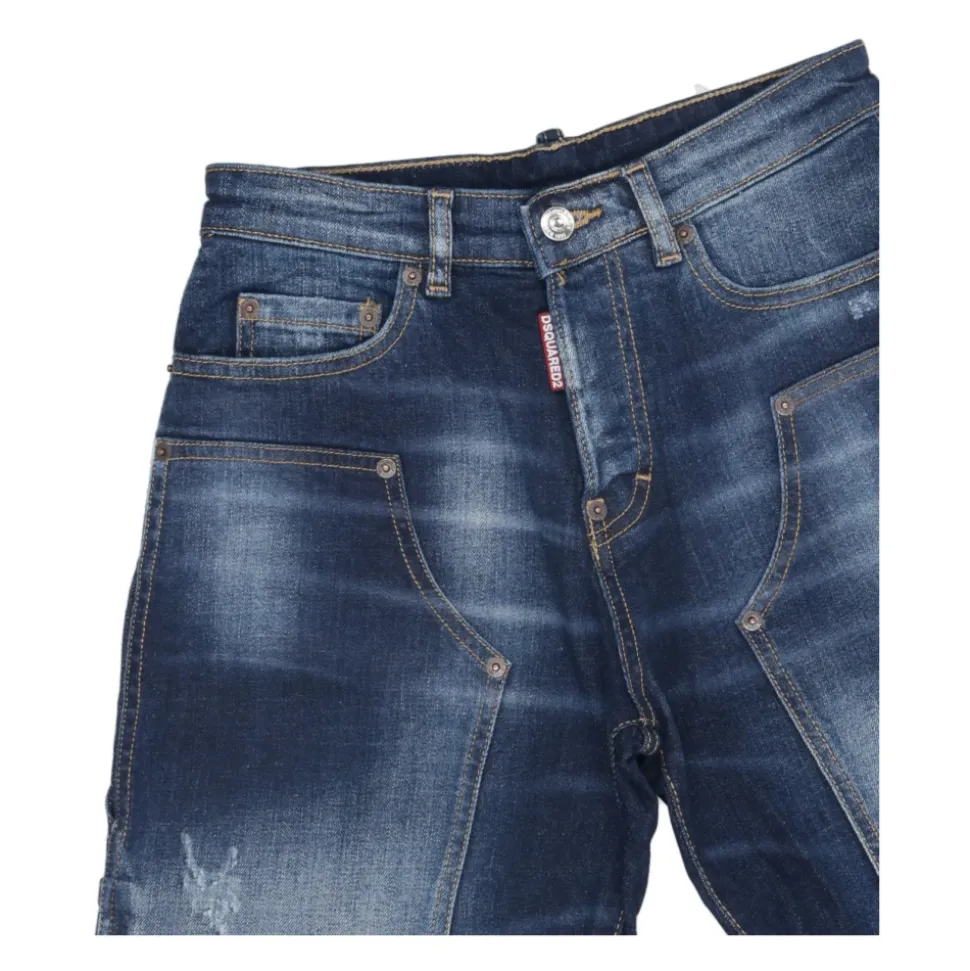 Short en jean cinq poches