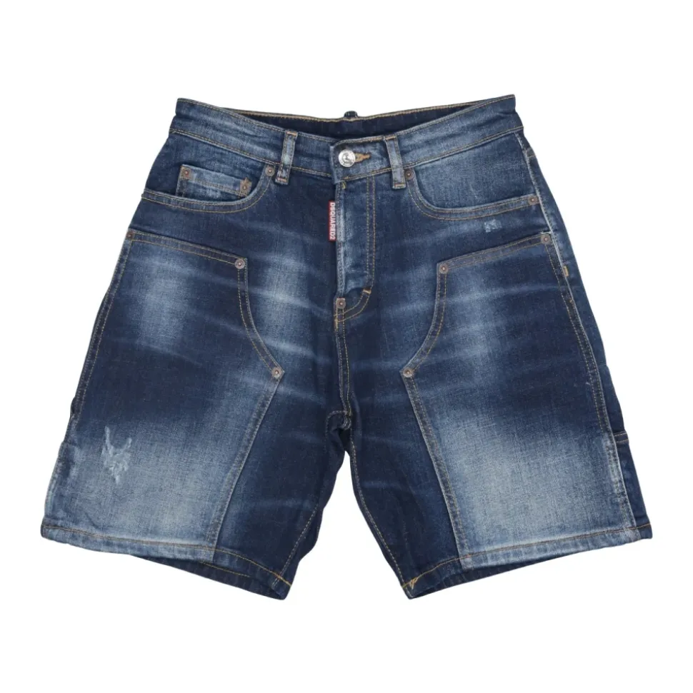 Short en jean cinq poches