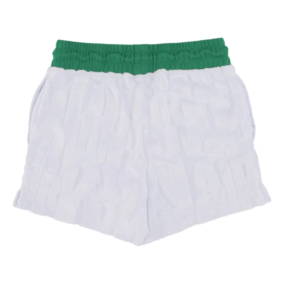 Short Fille en Chenille avec Taille Élastique
