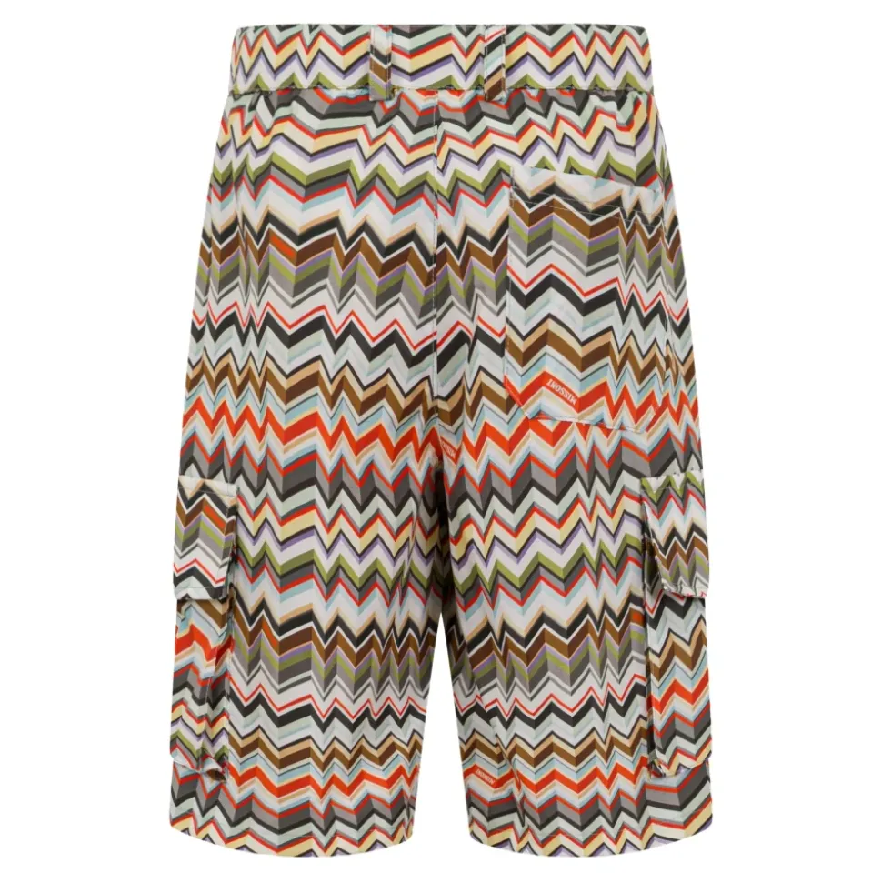 Shorts Cargo à Chevrons