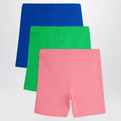 Shorts de cyclisme unis, lot de 3