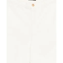Shorts en coton stretch à boutons