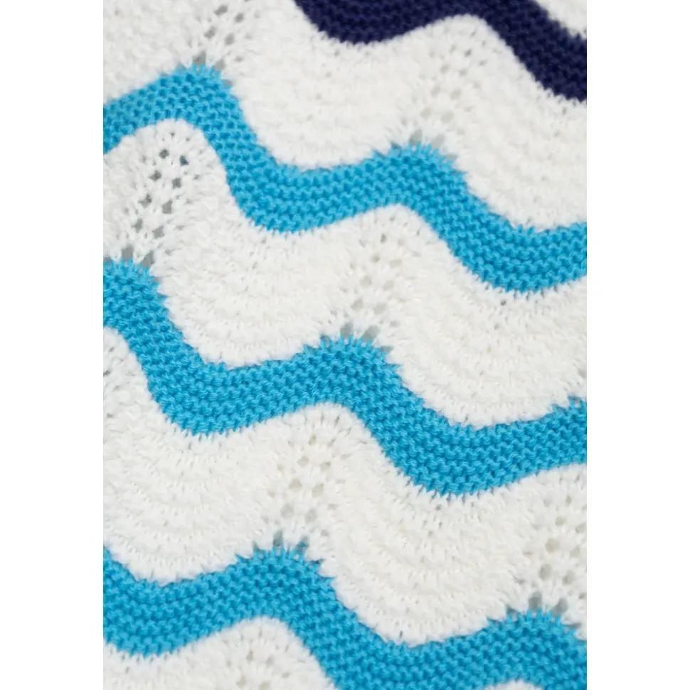 Shorts en crochet à rayures