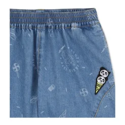 Shorts en jean imprimés