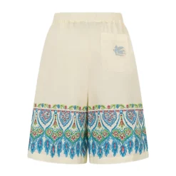 Shorts à imprimé cachemire