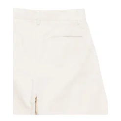 Shorts à logo brodé et plis