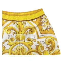 Shorts à motif majolique