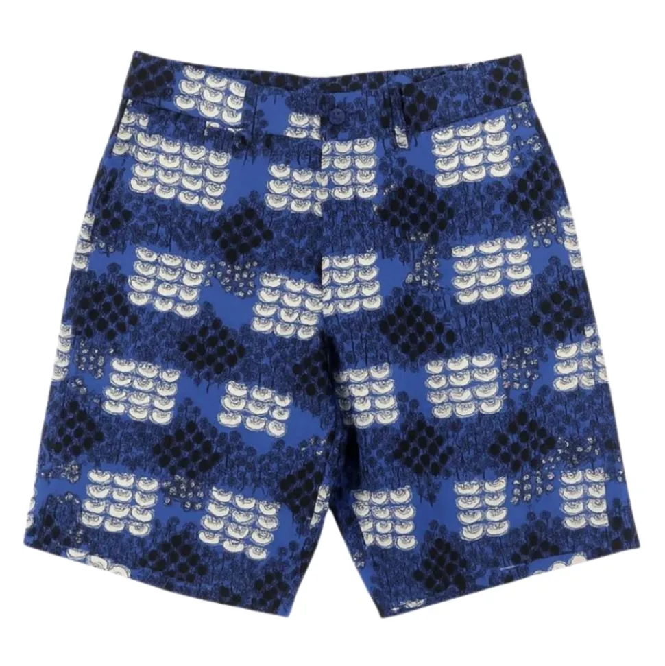 Shorts à motif taille haute