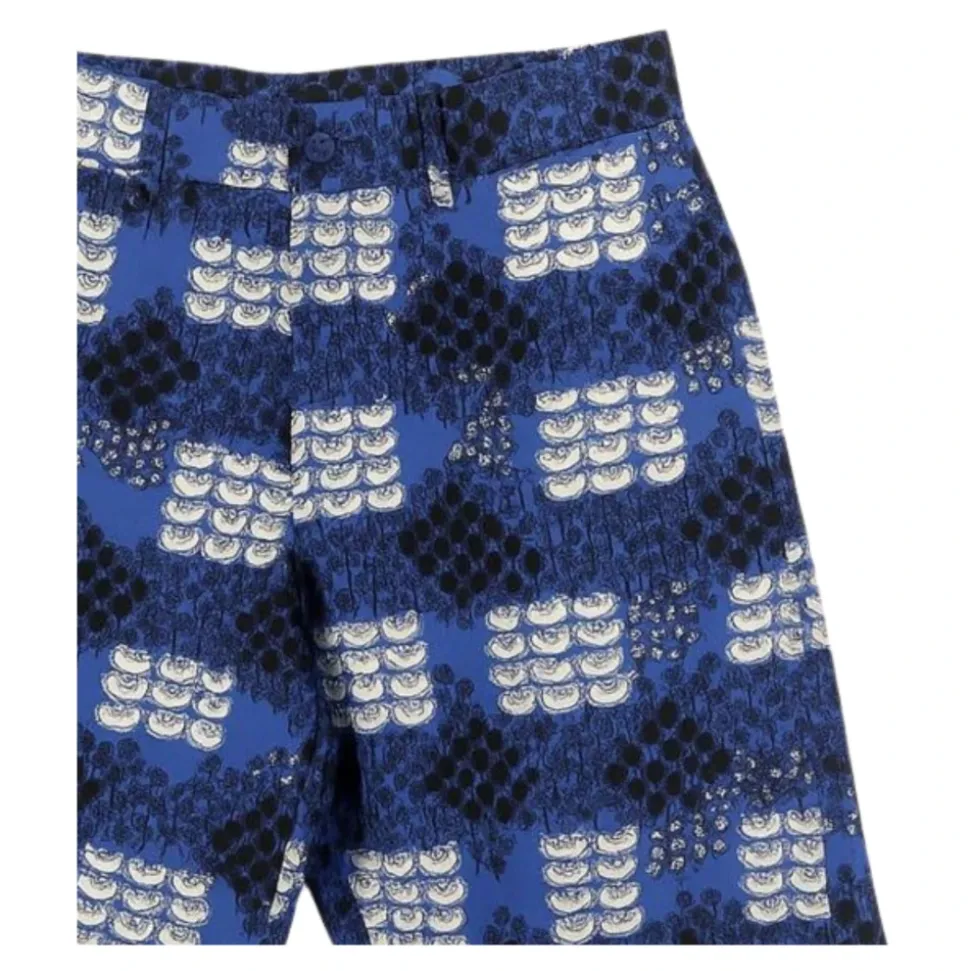 Shorts à motif taille haute
