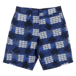 Shorts à motif taille haute