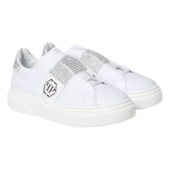 Sneakers blanches basses pour enfants