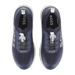 Sneakers Bleues avec Logo