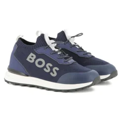 Sneakers Bleues avec Logo