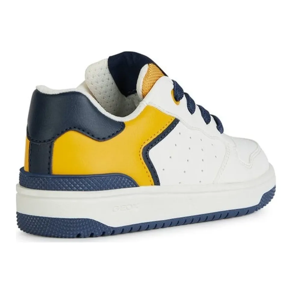 Sneakers Enfant Blanc Jaune Washiba