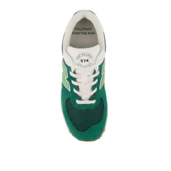 Sneakers en maille et cuir
