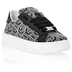 Sneakers Lo-Top en cuir avec monogramme Hexagon